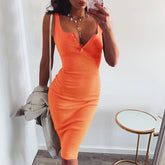 Robe moulante en tricot Dina
